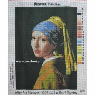 Κέντημα Το Κορίτσι Με Το Μαργαριταρένιο Σκουλαρίκι