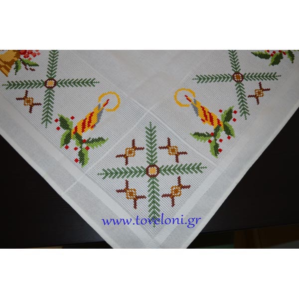 Κέντημα Κιτ Χριστουγεννιάτικο Τραπεζοκαρέ Φώτο 4 Κέντημα Κιτ Χριστουγεννιάτικο Τραπεζοκαρέ Φώτο 4