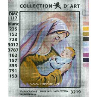 Κέντημα Παναγία Με Βρέφος 3219