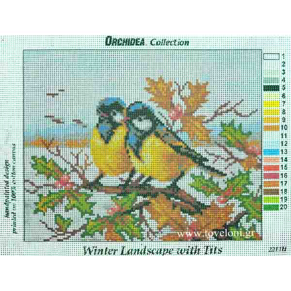 Χρώματα Κέντημα Πουλάκια 2211 Χρώματα Κέντημα Πουλάκια 2211